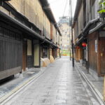 京都・祇園　古都の続く石畳