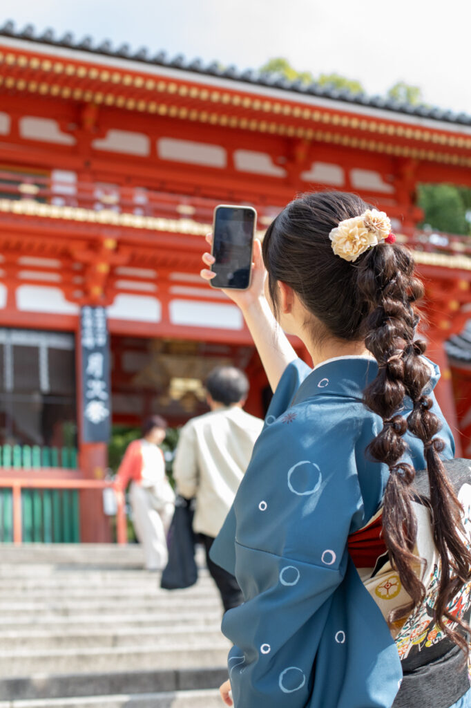 八坂神社｜WA・KKAキモノレンタルとオムスビのお店