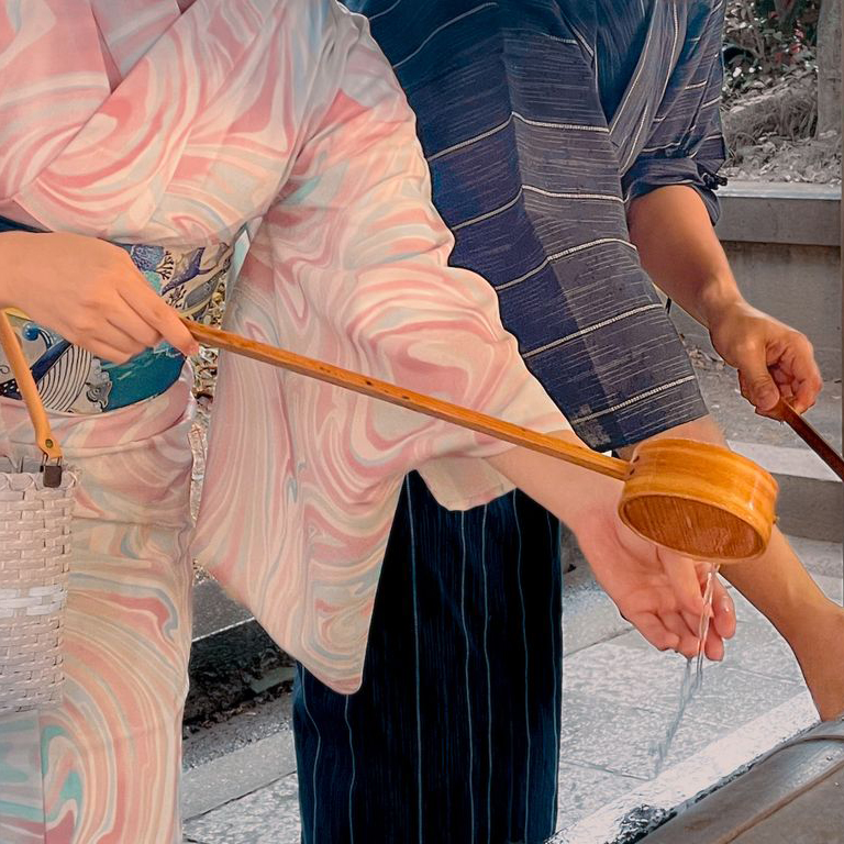 夕涼み浴衣プラン｜WA・KKAキモノレンタルとオムスビのお店